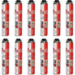 12x PIANA MONTAŻOWA PISTOLETOWA SOUDAL PROFIL 750 ml