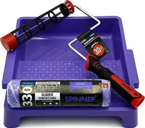 ZESTAW BLUE DOLPHIN WAŁEK SERIA 330 SPINNER 25cm 9mm + UCHWYT ROLLER 25CM + DUŻA KUWETA