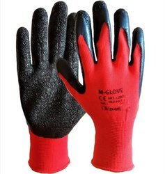 RĘKAWICE RĘKAWICZKI ROBOCZE LATEX M-GLOVE ochronne 9/L