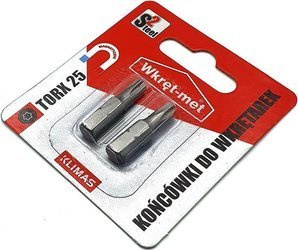 Końcówki do wkrętarki bity TORX TX 25 2 szt
