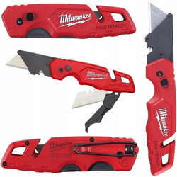 Nóż MILWAUKEE Fastback™ składany, ze schowkiem na wymienne ostrza