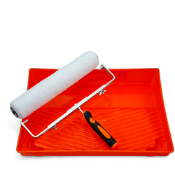 - ZESTAW SZEROKI MOTIVE WAŁEK WHITE FIBRA 40cm 14mm + UCHWYT + KUWETA