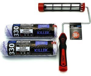 ZESTAW BLUE DOLPHIN WAŁEK SERIA 330 KILLER 25cm 9mm 2szt + UCHWYT ROLLER 25CM