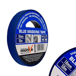 TAŚMA MALARSKA NIEBIESKA MASKUJĄCA PAPIEROWA 18 mm x 50 m MOTIVE