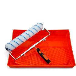 - ZESTAW SZEROKI MOTIVE WAŁEK NYLON 40cm 11mm + UCHWYT + KUWETA