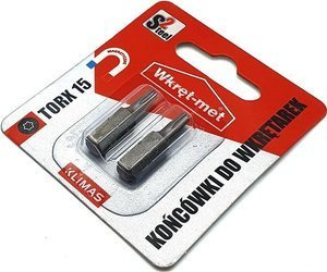 Końcówki do wkrętarki bity TORX TX 15 2 szt