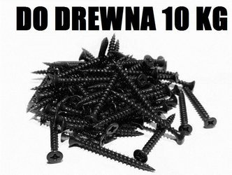 WKRĘTY DO DREWNA DO PŁYT G-K GIPSOWYCH 45mm 10kg