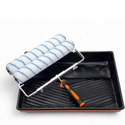 - ZESTAW SZEROKI MOTIVE WAŁEK NYLON 40cm 11mm 2szt + UCHWYT + KUWETA + WKŁAD 2szt