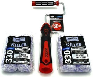 ZESTAW BLUE DOLPHIN WAŁEK SERIA 330 KILLER 10cm 9mm 4szt + UCHWYT ROLLER 10CM