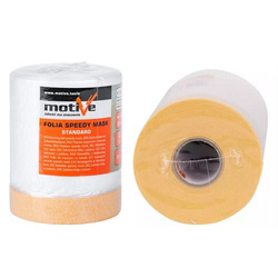 FOLIA MALARSKA Z TAŚMĄ 16mm Antychlap 55cm x 33m MOTIVE