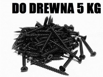 WKRĘTY DO DREWNA DO PŁYT G-K GIPSOWYCH 45mm 5kg