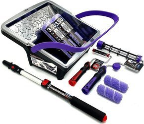 ZESTAW BLUE DOLPHIN WAŁEK SPINNER 25cm 13mm 2szt + WAŁEK SPINNER 10cm 9mm 2szt + UCHWYT ROTACYJNY 25cm + UCHWYT ROLLER 10cm + WIADRO BARRACUDA + KIJ TELESKOPOWY 60CM