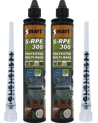 2x KOTWA CHEMICZNA Dwuskładnikowa SMART S-RPE300 + 2x MIESZADŁO
