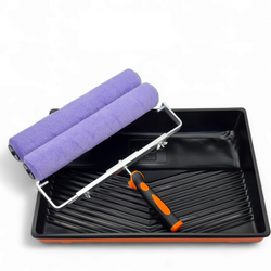 - ZESTAW SZEROKI MOTIVE WAŁEK PES 40cm 12mm 2szt + UCHWYT + KUWETA + WKŁAD 2szt