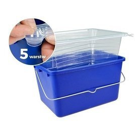 WIADRO MALARSKIE 8L + WKŁAD EKO INSET BLUE DOLPHIN