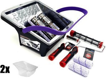 ZESTAW BLUE DOLPHIN WAŁEK KILLER 25cm 13mm 2szt + WAŁEK KILLER 10cm 13mm 2szt + UCHWYT ROLLER 25cm + UCHWYT ROLLER 10cm + WIADRO BARRACUDA